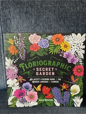 Floriographic Secret Garden Coloring Book